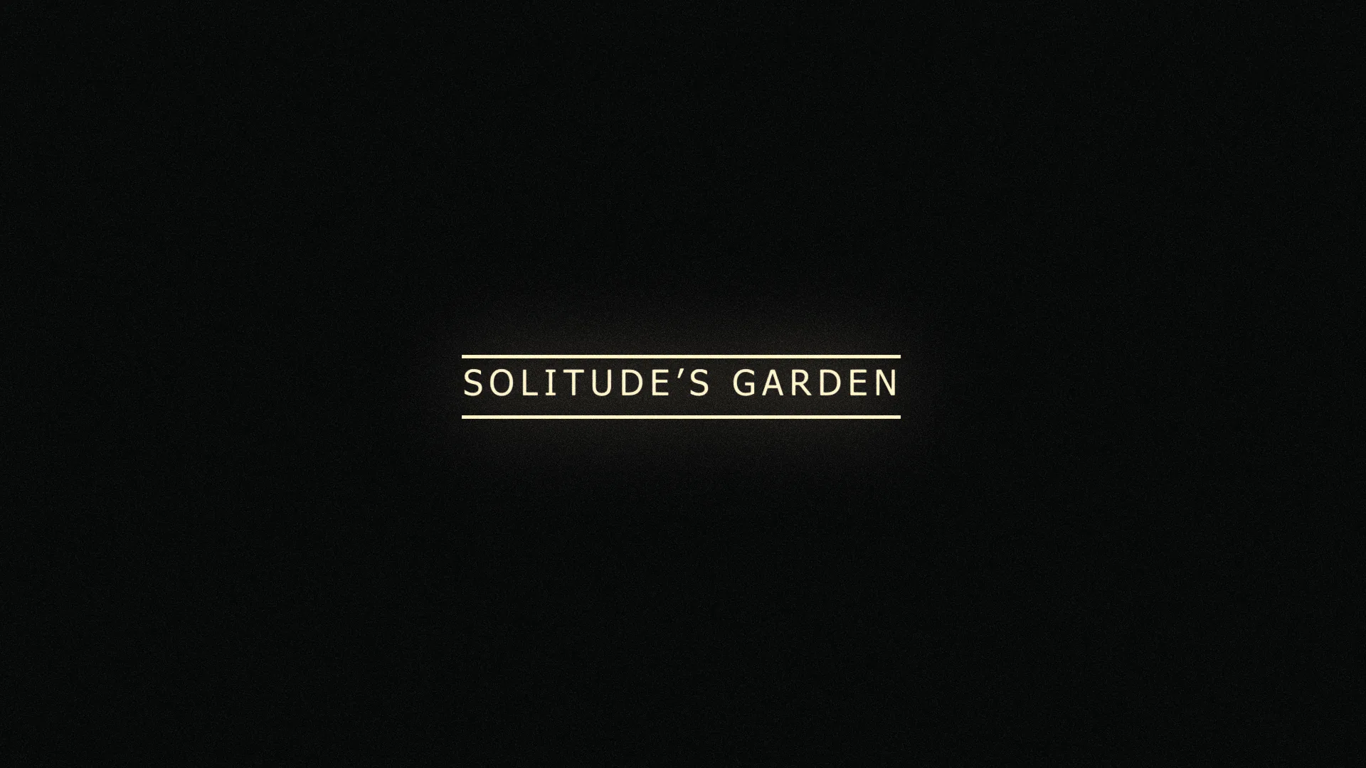 Solitude’s Garden architectural drawing 1